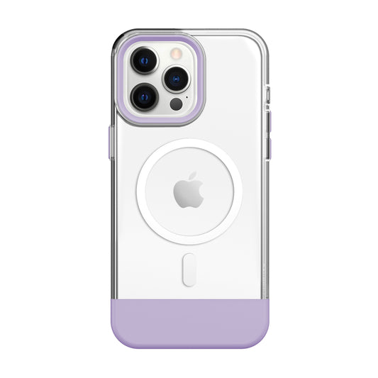 Funda MagSafe Nimbus9 Ghost 3 para iPhone 15 Pro Max - Lila transparente
