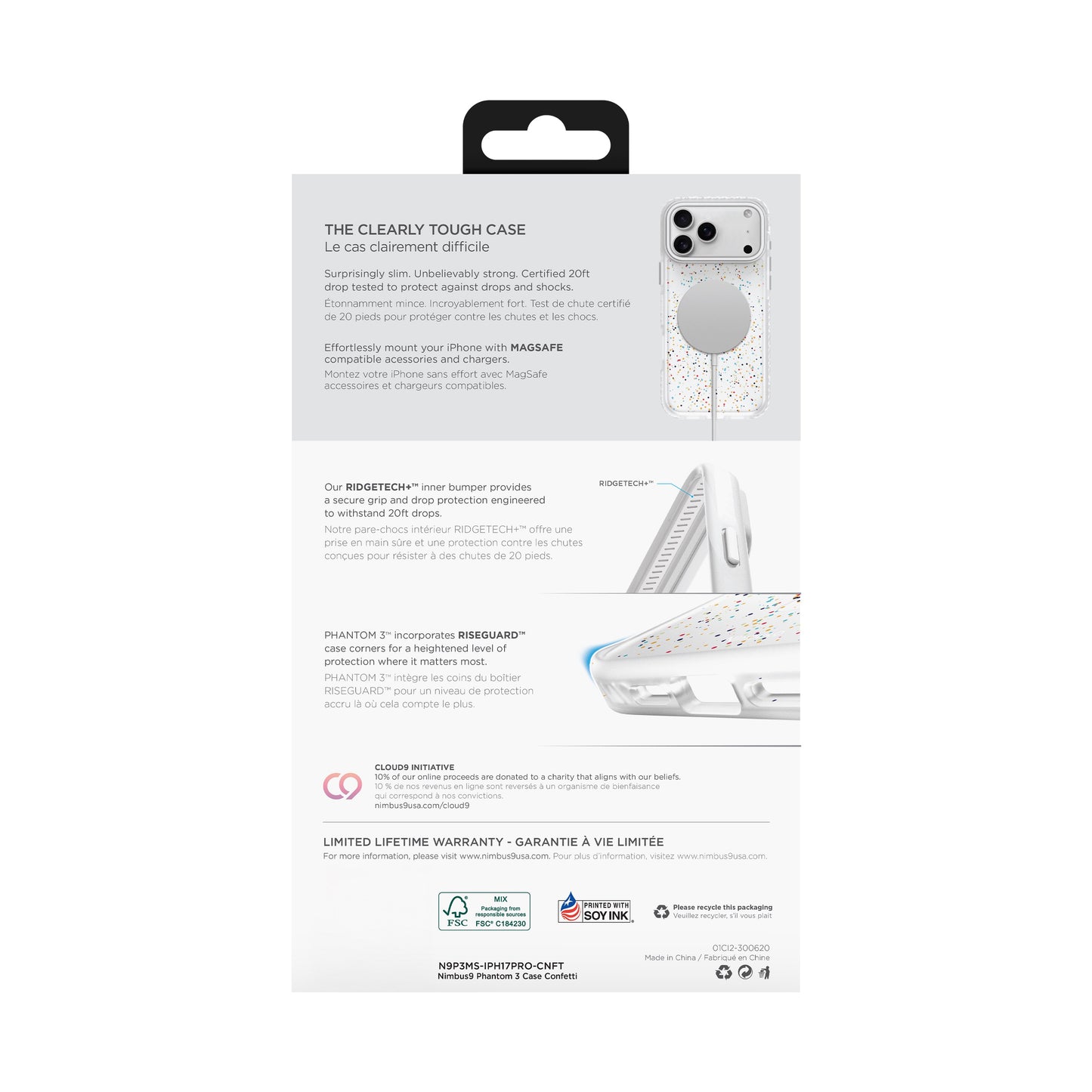 Nimbus9 Phantom 3 iPhone 17 Pro MagSafe Case
