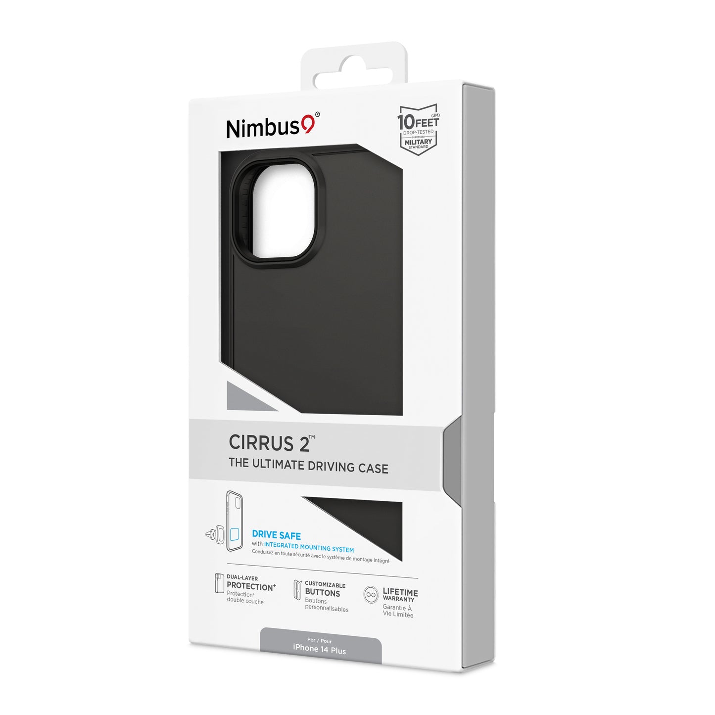 Funda Nimbus9 Cirrus 2 para iPhone 14 Plus - Negra