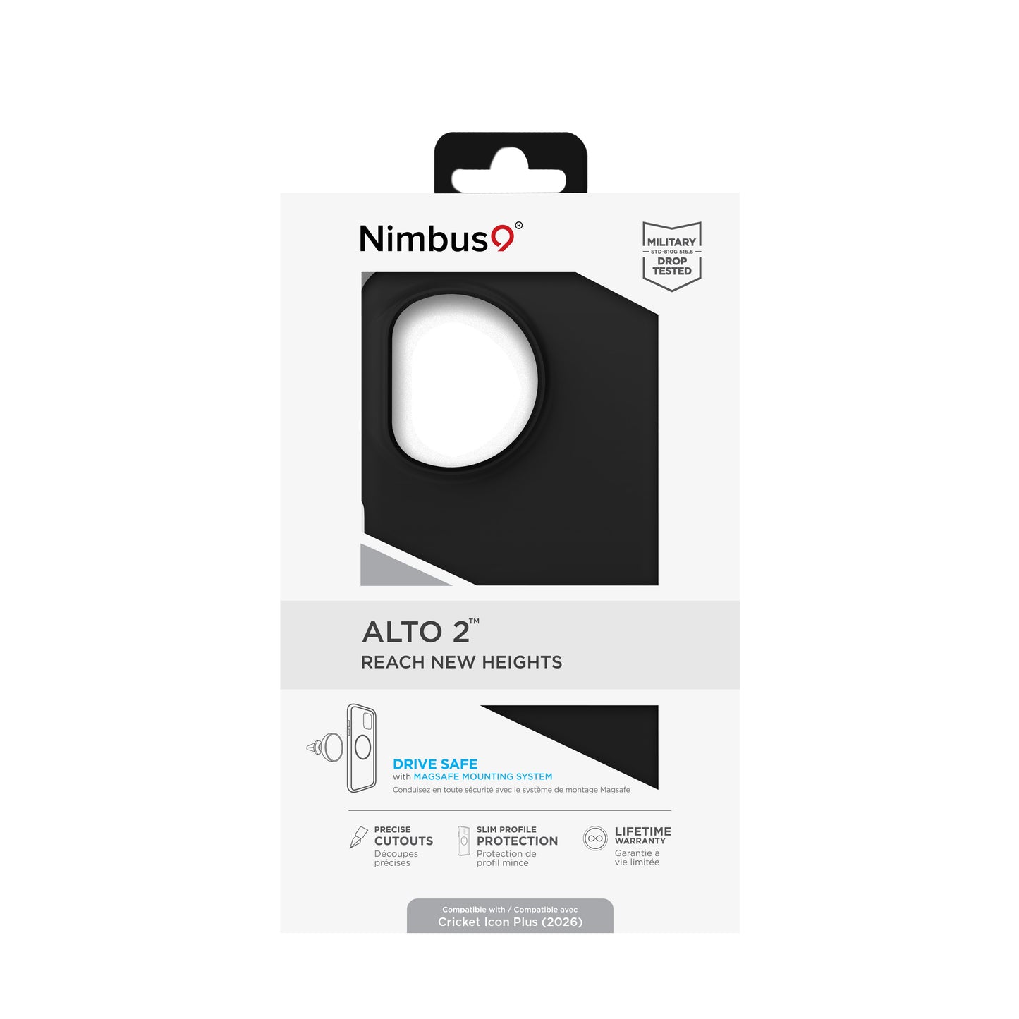 Nimbus9 Alto 2 Cricket Icon Plus 2026 Case - Black
