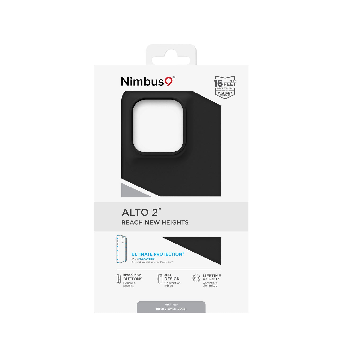 Nimbus9 Alto 2 moto g stylus (2025) Case - Black