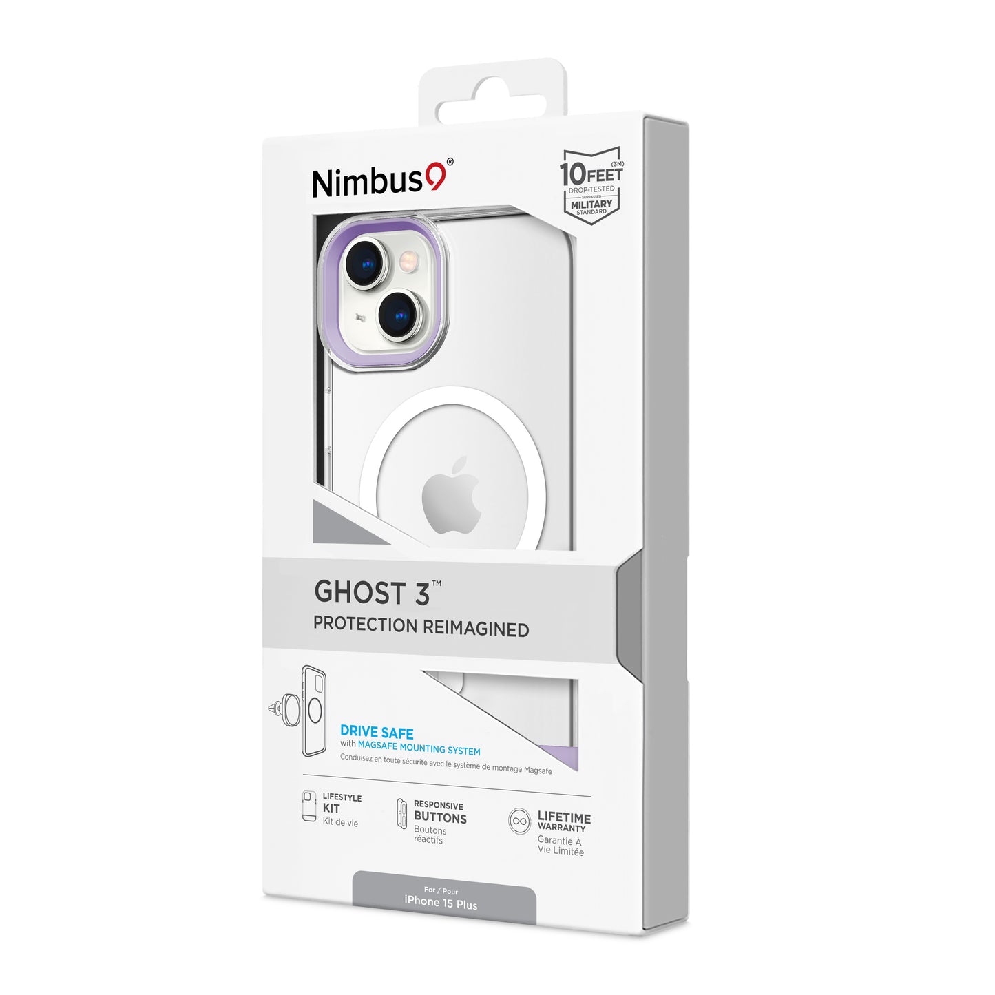 Nimbus9 Ghost 3 iPhone 15 Plus MagSafe Case