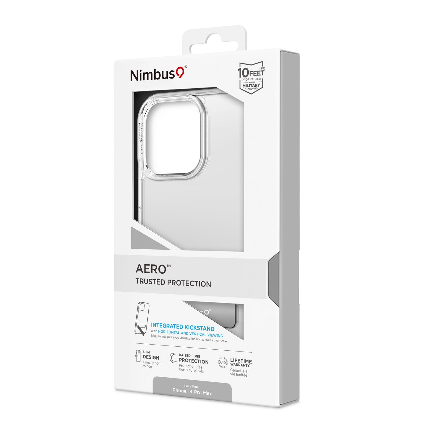 Nimbus9 Aero iPhone 14 Pro Max (6.7) Case - Clear