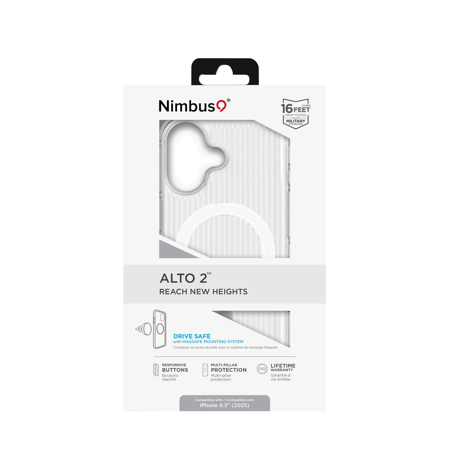 Nimbus9 Alto 2 iPhone 17 MagSafe Case - Clear