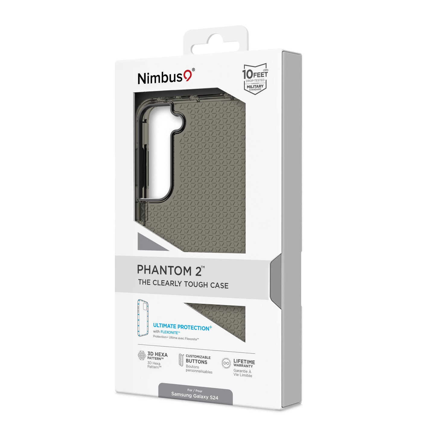 Funda Nimbus9 Phantom 2 para Galaxy S24 - Carbono