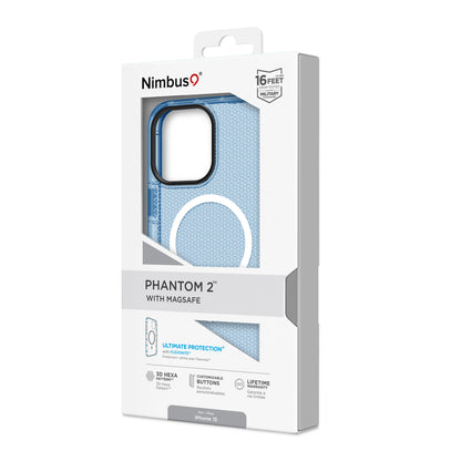 Nimbus9 Phantom 2 iPhone 15 MagSafe Case - Pacific Blue