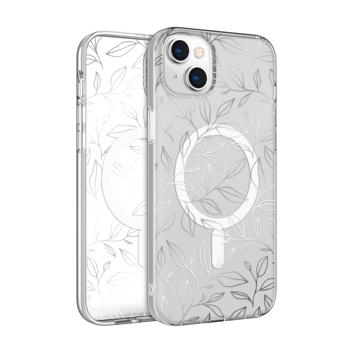 Coque MagSafe Nimbus9 Stratus pour iPhone 15 Plus – Feuilles