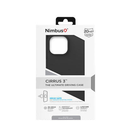 Nimbus9 Cirrus 3 iPhone 16e MagSafe Case (iPhone 13, iPhone 14, iPhone 15) - Black