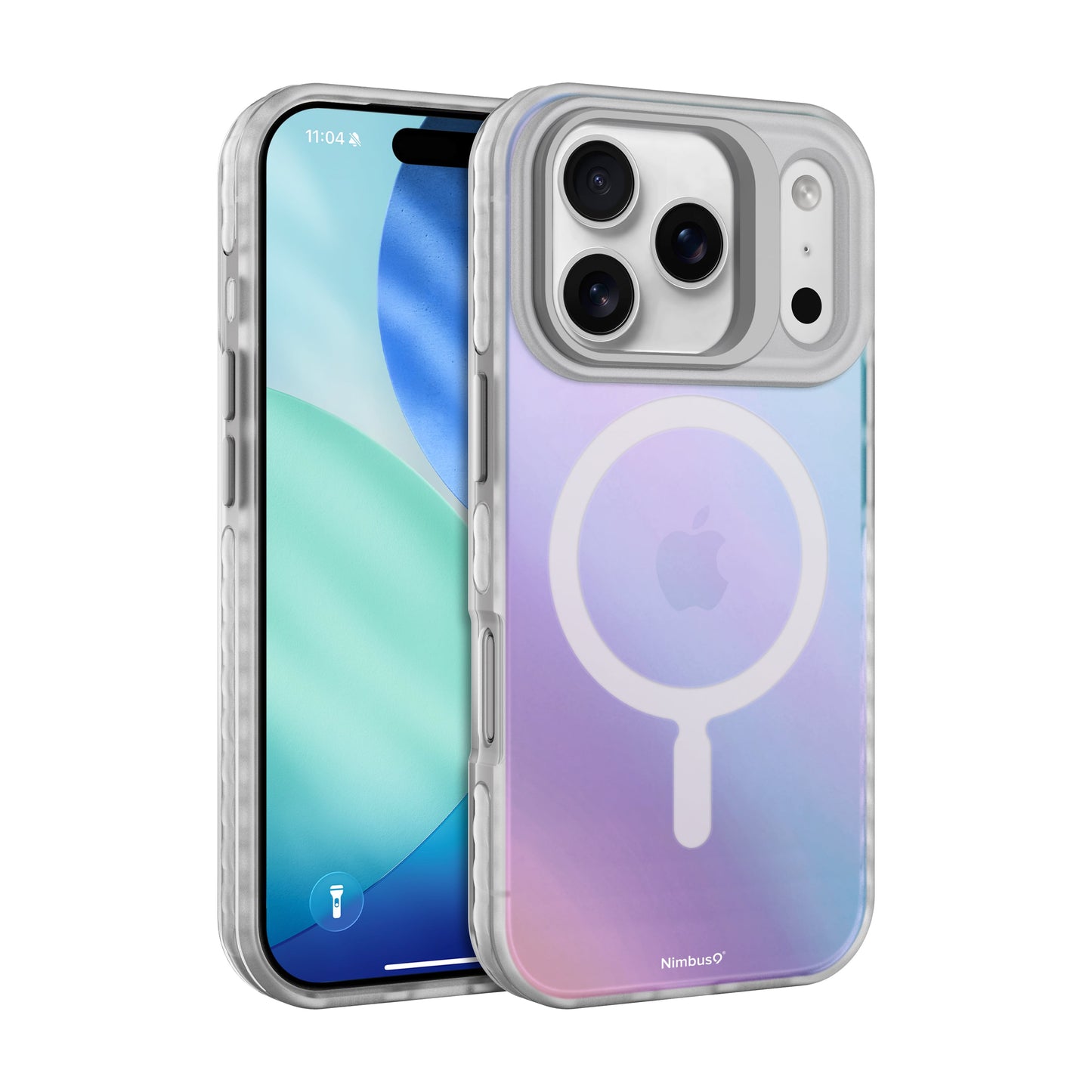 Nimbus9 Stratus 2 iPhone 17 Pro MagSafe Case with Kickstand - Frost