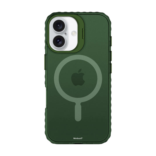 Funda MagSafe Nimbus9 Stratus 2 para iPhone 16 - Verde escarcha