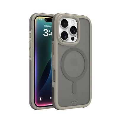 Coque MagSafe Nimbus9 Summit pour iPhone 16 Pro – Taupe givré