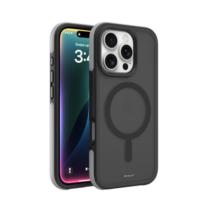 Coque MagSafe Nimbus9 Summit pour iPhone 16 Pro – Noir givré