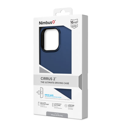 Funda MagSafe Nimbus9 Cirrus 2 para iPhone 15 Pro Max - Azul medianoche