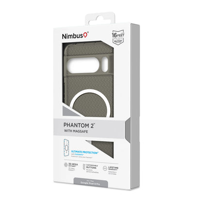 Funda MagSafe Nimbus9 Phantom 2 para Google Pixel 8 Pro - Carbono