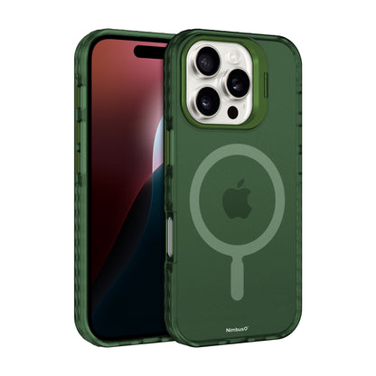 Coque MagSafe Nimbus9 Stratus 2 pour iPhone 16 Pro – Vert givré