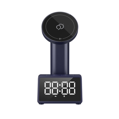 Nimbus9 Qi2 Wireless Charging Alarm Clock Stand MagSafe & Watch Compatible - Blue