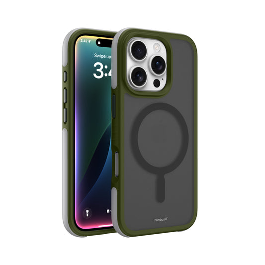 Nimbus9 Summit iPhone 16 Pro MagSafe Case - Frost Green
