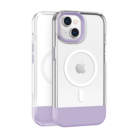 Funda MagSafe Nimbus9 Ghost 3 para iPhone 15 - Lila transparente