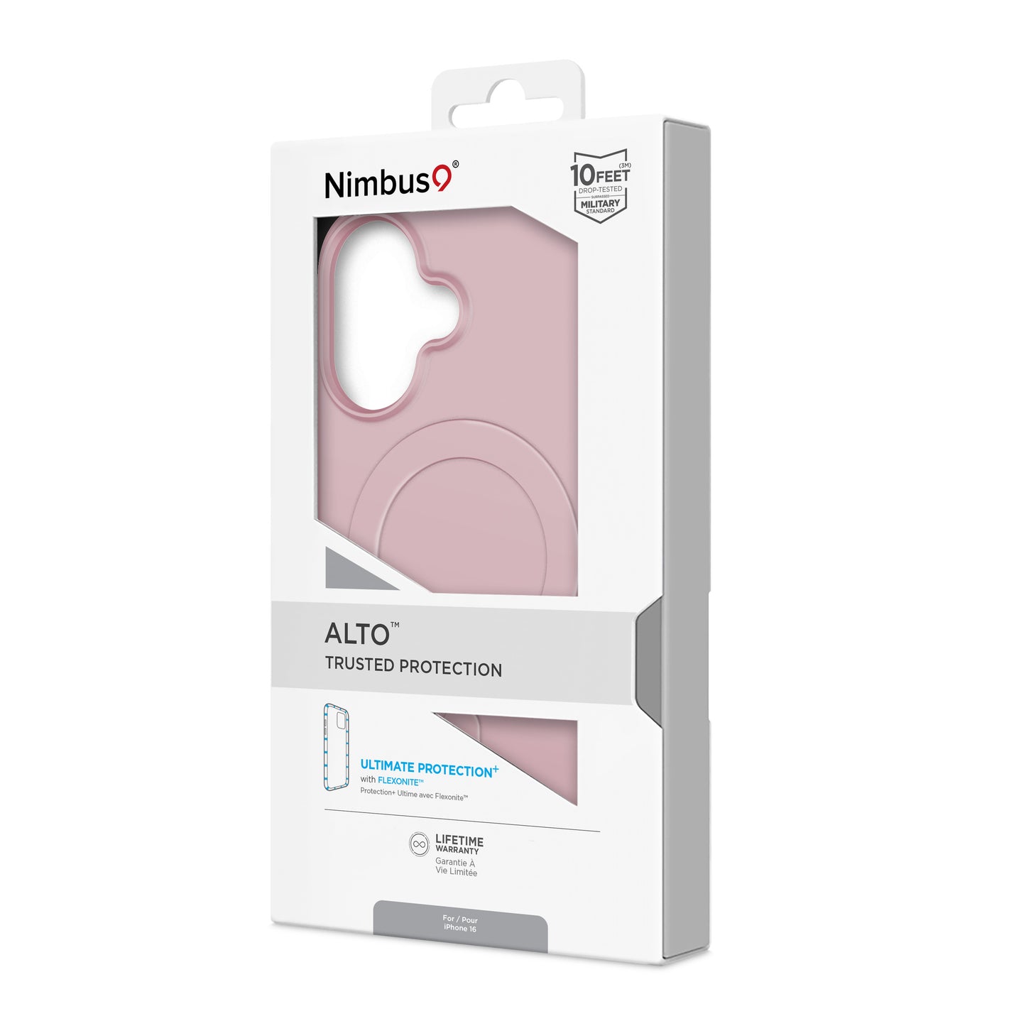 Coque MagSafe Nimbus9 Alto 2 pour iPhone 16 – Rose