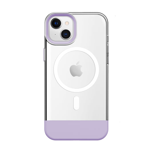 Coque MagSafe Nimbus9 Ghost 3 pour iPhone 15 Plus – Lilas transparent