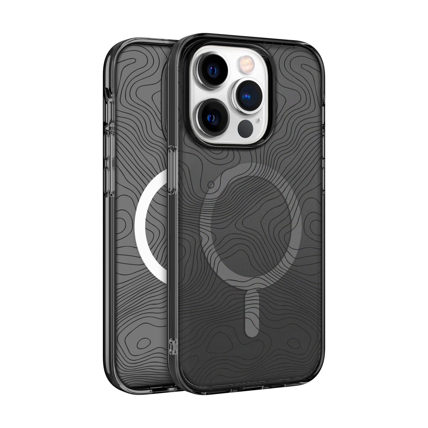 Funda MagSafe Nimbus9 Stratus para iPhone 15 Pro - Topografía