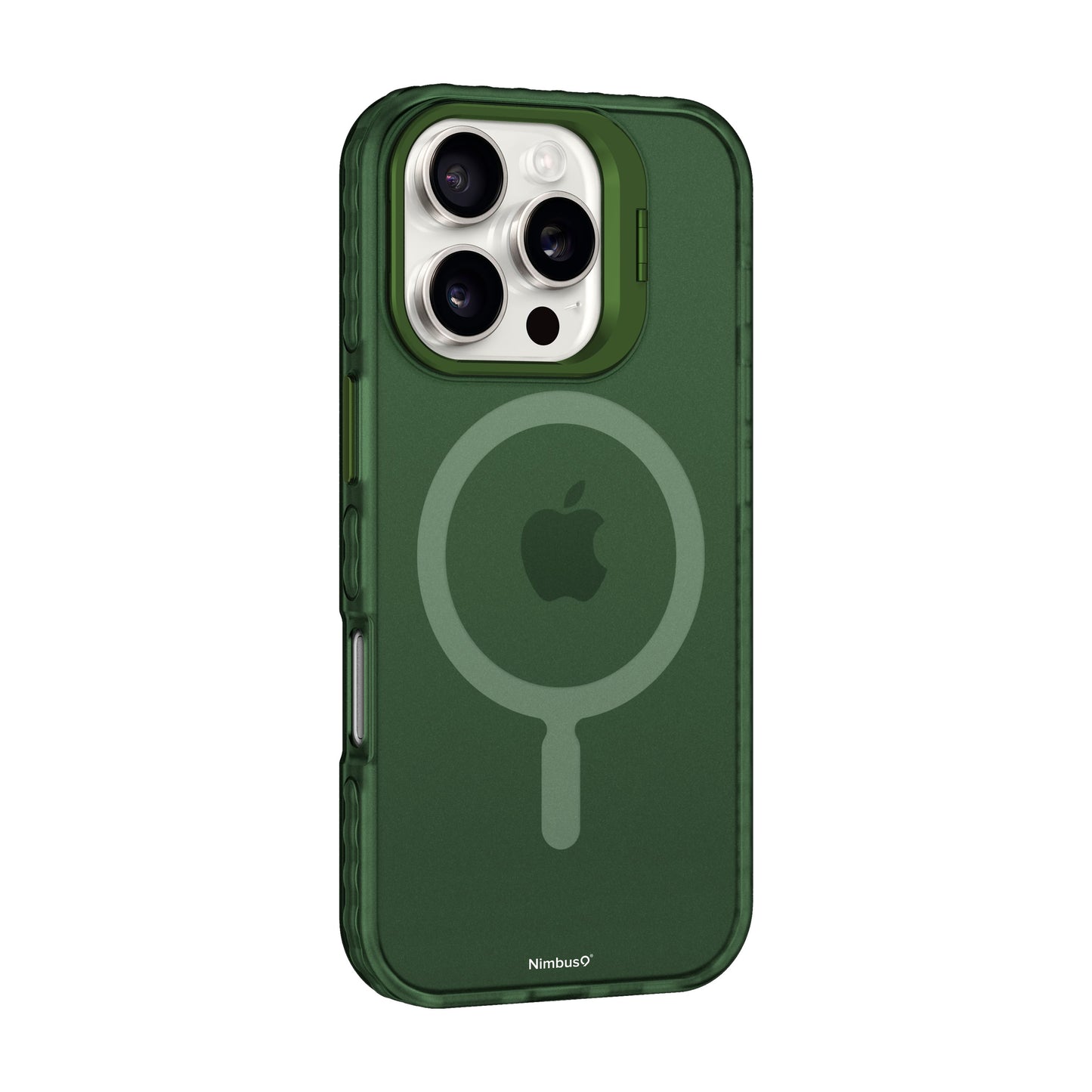 Coque MagSafe Nimbus9 Stratus 2 pour iPhone 16 Pro – Vert givré