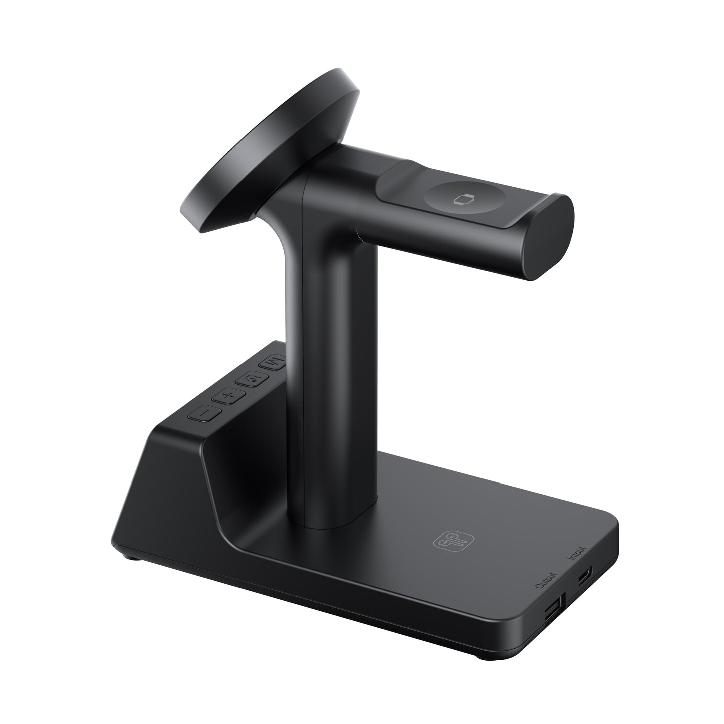 Nimbus9 Qi2 Wireless Charging Alarm Clock Stand MagSafe & Watch Compatible - Black