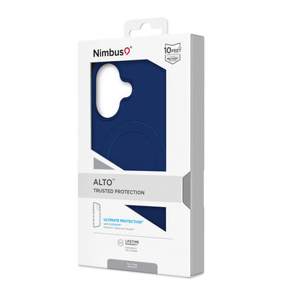 Coque MagSafe Nimbus9 Alto 2 pour iPhone 16 – Bleu cosmique