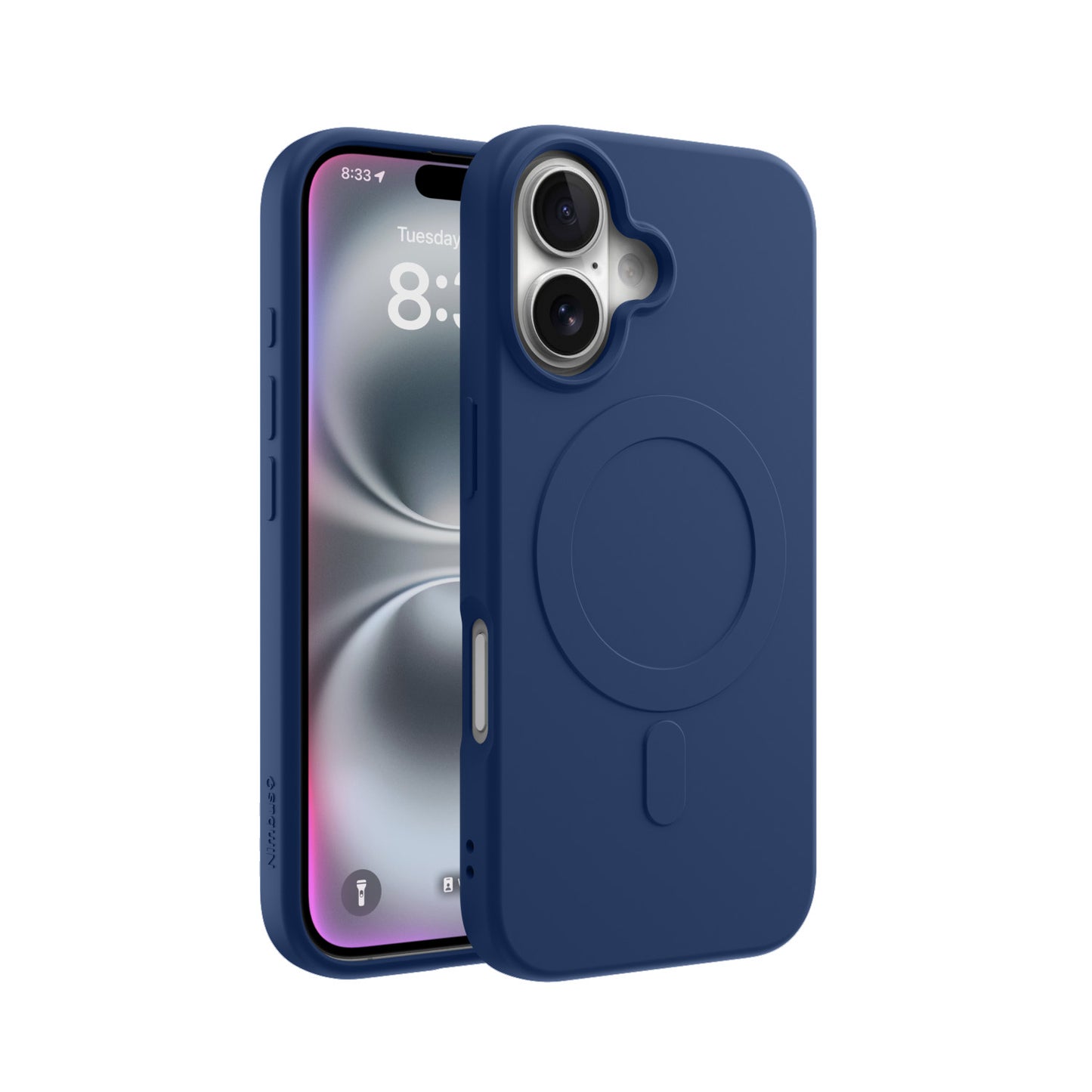 Coque MagSafe Nimbus9 Alto 2 pour iPhone 16 Plus – Bleu cosmique