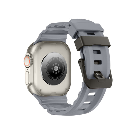 Nimbus9 RidgeFit Rugged Sport Band for Apple Watch 44/45/46/49mm - Gray