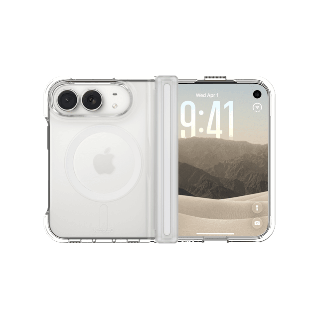 Nimbus9 Vantage Foldable iPhone Duo MagSafe Case in Clear